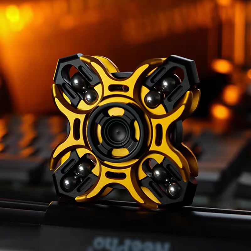 Oracle Tuning Fork Fidget Spinner – Stainless Steel & Titanium EDC