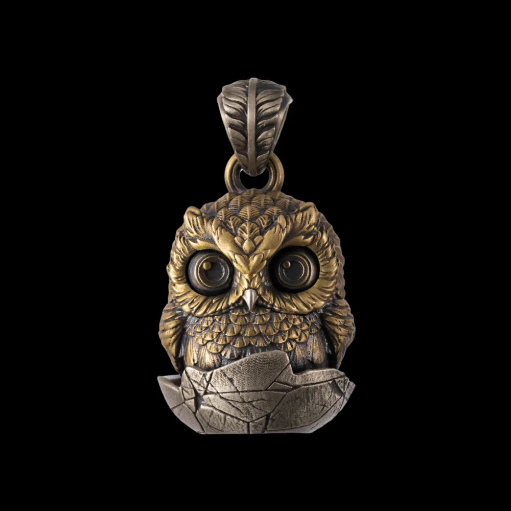 Owl Fidget Pendant