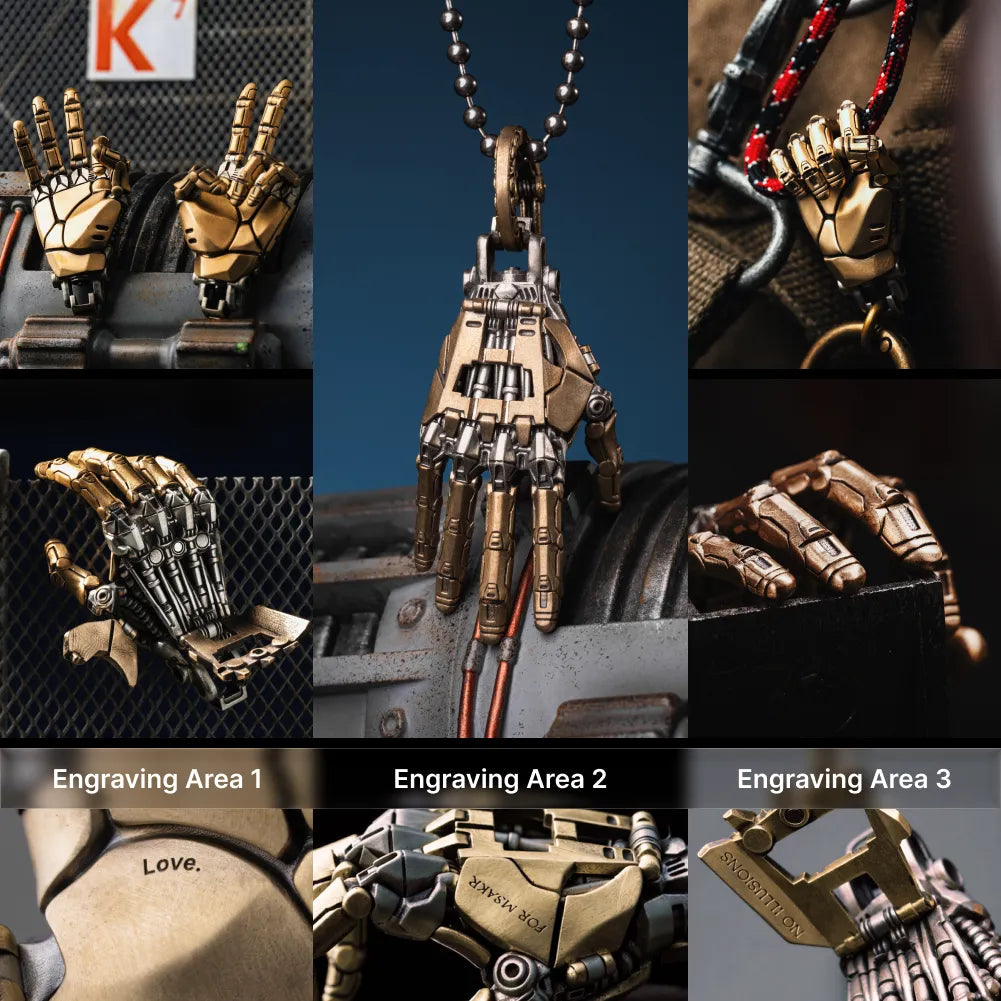Mechanical Hand Pendant - Right