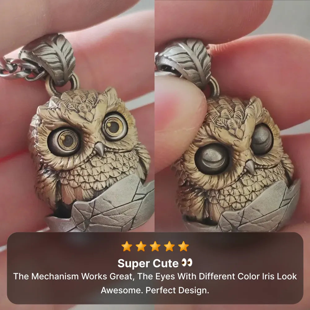 Owl Fidget Pendant