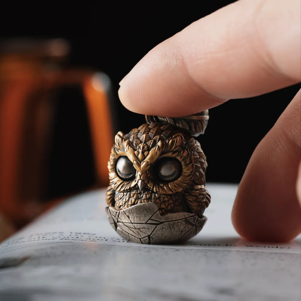 Owl Fidget Pendant