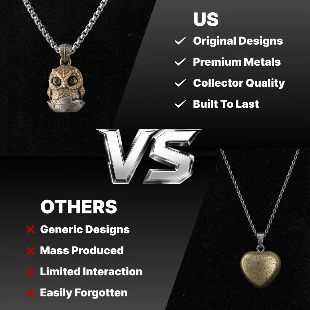 Owl Fidget Pendant